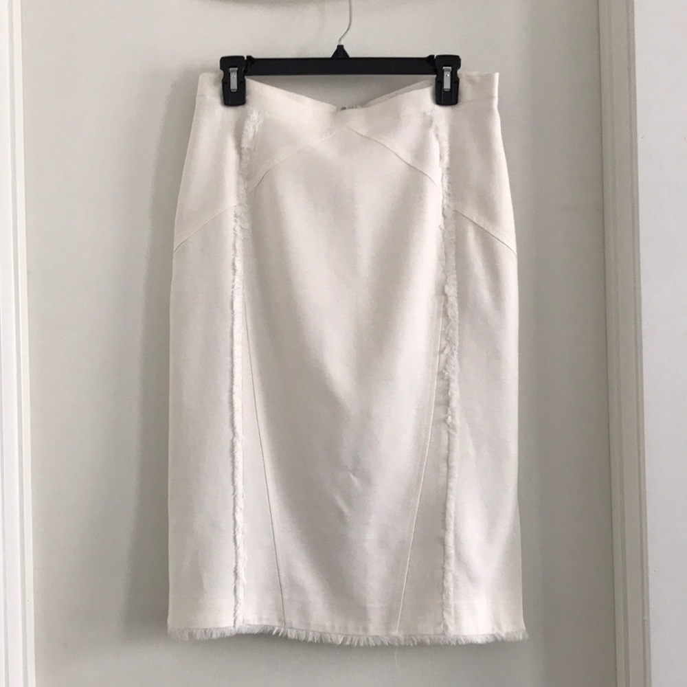 Altuzarra White Pencil Skirt 44 M